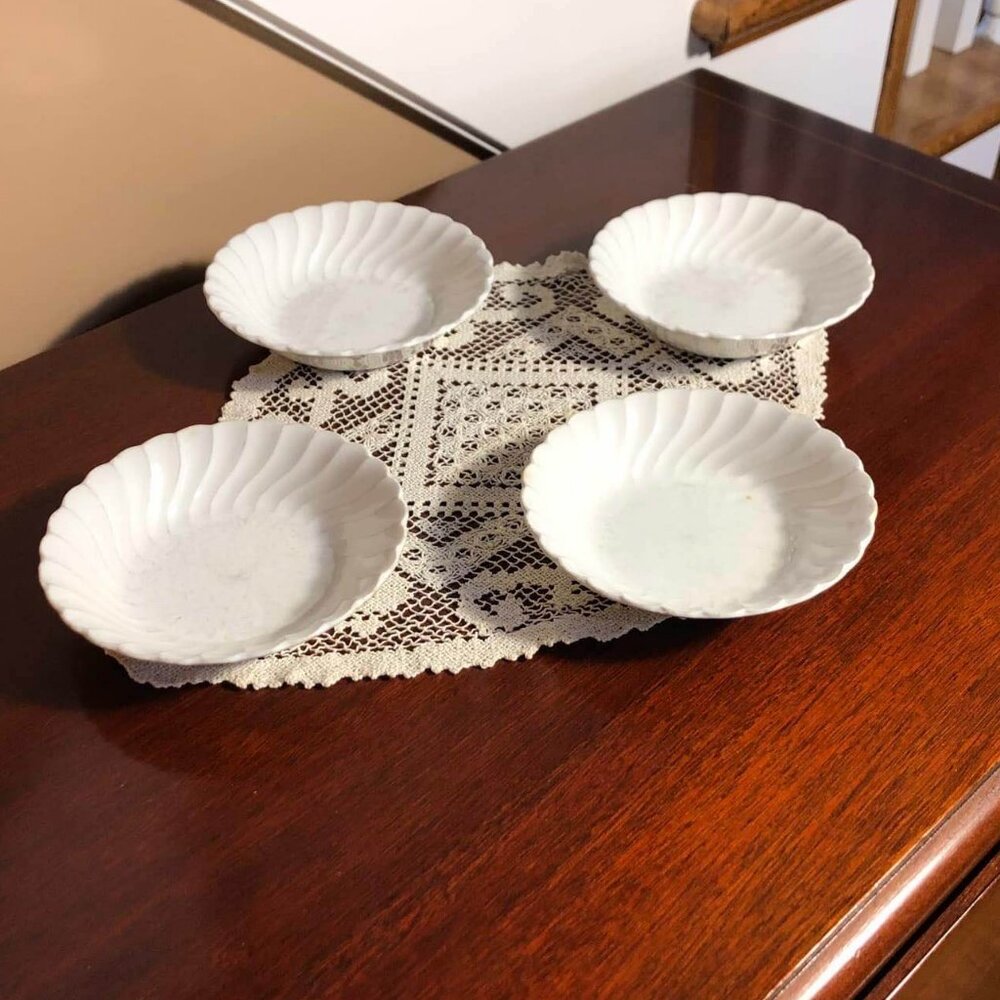 Vintage Johnson Bros ironstone sauce bowls - set of 4